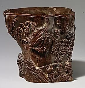 Cup with Figures in a Landscape by Unknown Artist