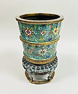 Flower Pot with Stand (One of a Pair) by Unknown Artist