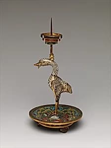 Candlestick (one of a pair) by Unknown Artist