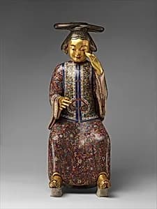 Seated Figure (one of a pair) by Unknown Artist