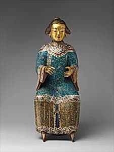 Seated Figure (one of a pair) by Unknown Artist