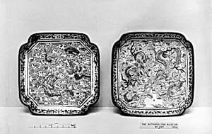 Square Dish by Unknown Artist