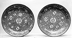 Dish (one of a pair) by Unknown Artist