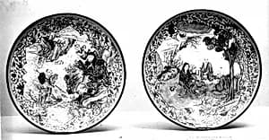 Dish (one of a pair) by Unknown Artist