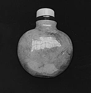 Snuff bottle with stopper by Unknown Artist