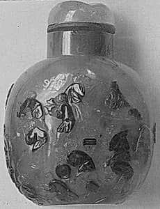 Snuff bottle with stopper by Unknown Artist