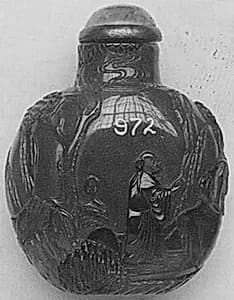 Snuff bottle with stopper by Unknown Artist
