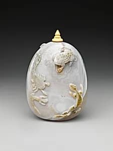 Snuff Bottle with Poisonous Animals by Unknown Artist