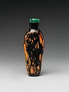 Snuff Bottle with Mottled Surface by Unknown Artist