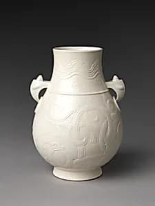 Vase in Shape of Archaic Bronze Vessel by Unknown Artist