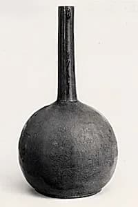Bottle with Lotus Pond by Unknown Artist
