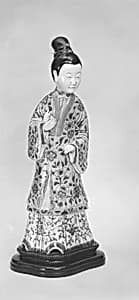 Female figure (one of a pair) by Unknown Artist