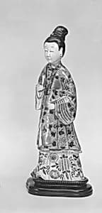Female figure (one of a pair) by Unknown Artist