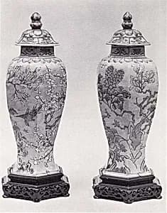 Vase (one of a pair) by Unknown Artist