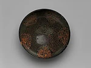 Bowl with “Oil-Spot” Design by Unknown Artist