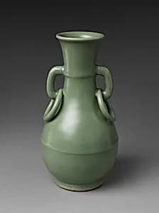 Vase in Shape of Ancient Bronze Vessel by Unknown Artist