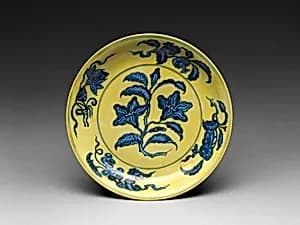 Dish with Gardenia by Unknown Artist