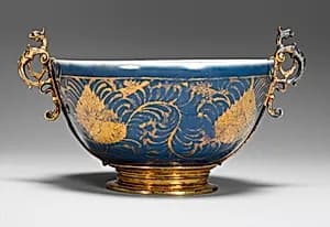 Bowl with Stylized Leaves by Unknown Artist