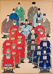 Twenty-one Ancestors with Spirit Tablet by Unidentified artist