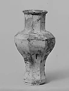 Octagonal Vase by Unknown Artist