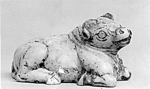 Reclining Bull by Unknown Artist