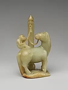 Horse and monkey by Unknown Artist