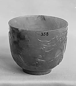 One of pair of cups by Unknown Artist