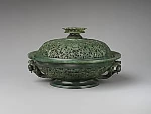 Bowl with cover by Unknown Artist