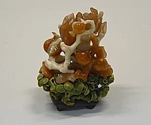 Buddha’s Hand Fruits with Peaches, Pomegranates, and Leaves of Fungus by Unknown Artist