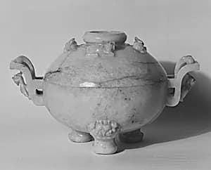 Tripod Bowl with Cover by Unknown Artist