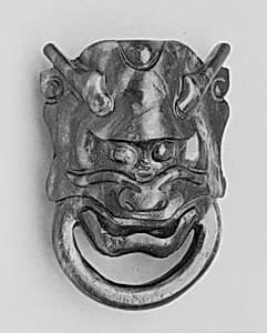 Mask of a Demon Holding a Ring by Unknown Artist
