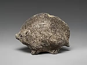 Tomb Figure of Porcupine by Unknown Artist