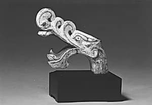 Tomb Figure of Dragon Head by Unknown Artist