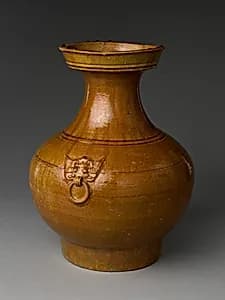 Jar in Shape of Archaic Bronze Vessel (Hu) by Unknown Artist