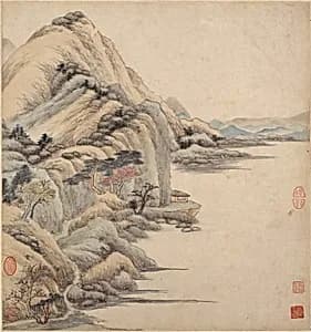 Landscapes in the styles of ancient masters by Wang Jian