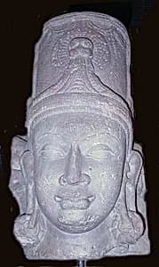 Head of a Male Deity (Study Collection) by Unknown Artist