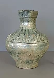 Wine container (hu) with mythical creatures by Unknown Artist