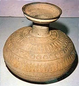 Bottle with Tall Neck by Unknown Artist
