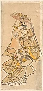 Actor Sanjo Kantaro (1697–1763) as a Woman by Okumura Toshinobu
