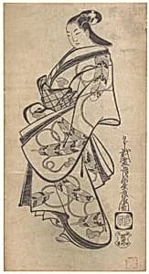 Courtesan for the Ninth Month by Kaigetsudō Doshin