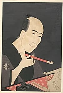 The Writer Santō Kyōden (a.k.a. Kitao Masanobu) by Chōkyōsai Eiri 鳥橋斎栄里