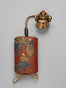 Case (Inrō ) with Design of a Gourd Vine by Koma Yasutada