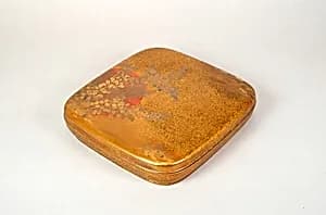 Writing Box with Design of Flowering Bush Clover and Sun by Unknown Artist