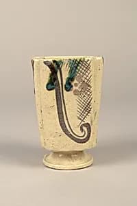One from set of five squared food vessels (mukōzuke) for tea-gathering meal by Unknown Artist