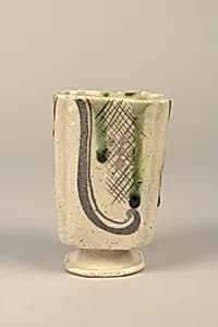 One from set of five squared food vessels (mukōzuke) for tea-gathering meal by Unknown Artist