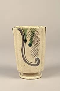One from set of five squared food vessels (mukōzuke) for tea-gathering meal by Unknown Artist