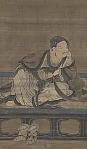 Portrait of Vimalakirti by Ma Liang|Unidentified artist
