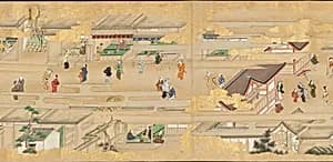 Street Scenes in Kyoto by Unknown Artist