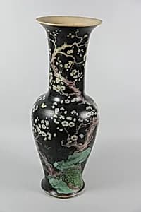 Vase with birds and flowers by Unknown Artist