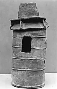 Haniwa House of the Period by Unknown Artist